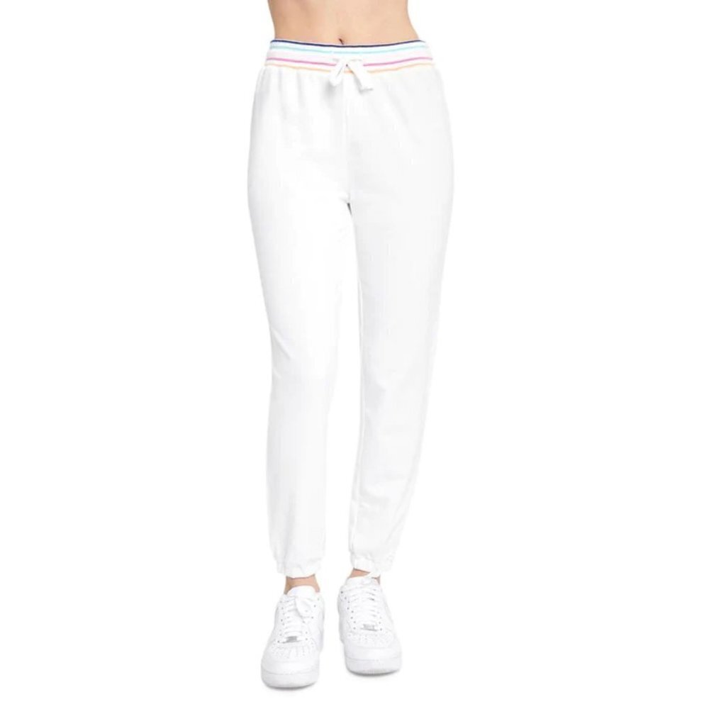 SPLENDID JUNIORS STRIPED DRAWSTRING‎ JOGGER PANTS